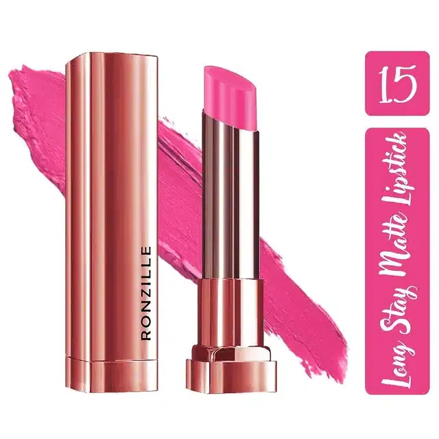 Ronzille Matte Lipstick (Best Pink)