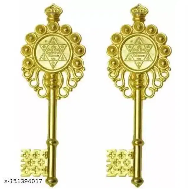 Fengshui Kuber Kunji Showpieces (Gold, Pack of 2)