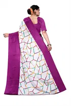 Cotton Silk Abstract Saree for Women 