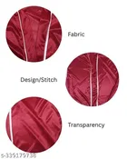 Satin Solid Babydoll for Women, Maroon 