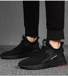 Stylish Running Shoes for Men, Black 