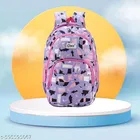 Polyester Backpack Bag, Purple
