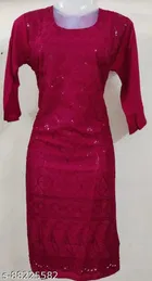 Cotton Embroidered Kurti for Women 