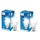 PHILIPS 9 W Basic Standard B22 LED Bulb, White, Pack of 2