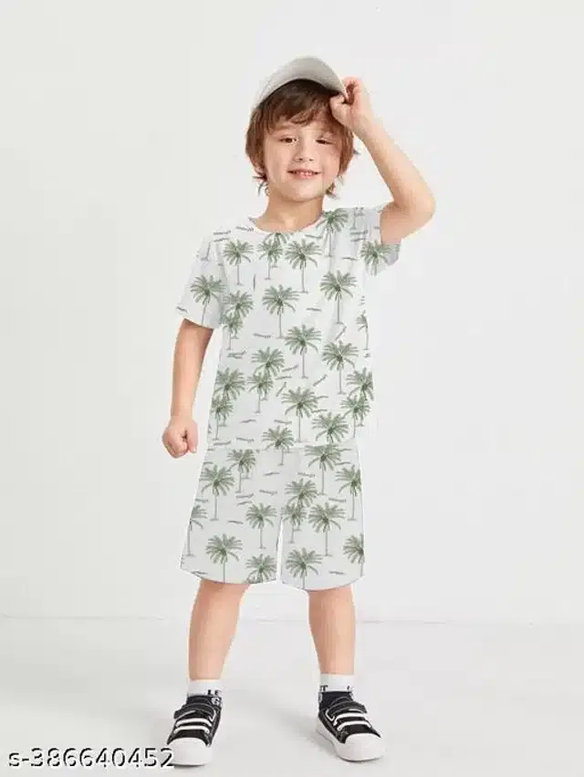 Clothing Set for Boys (White, 9-12 Months)