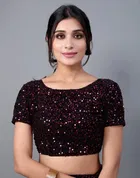 Lycra Blend Embellished Saree for Women 