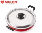 NIRLON Aluminium Kadhai with Lid 