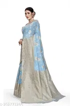 Jacquard Zari Woven Saree for Women 