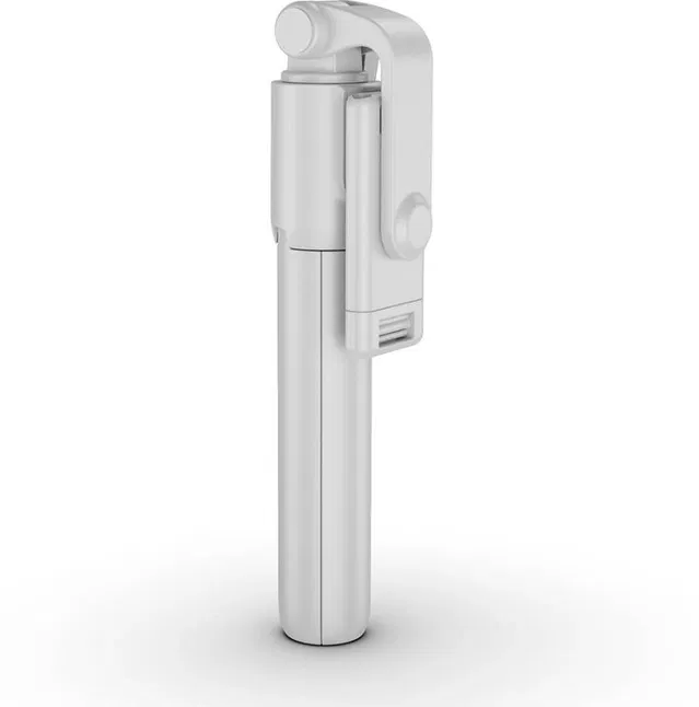 Selfie Stick with Detachable Wireless Remote (3 in 1 Function) ( White )
