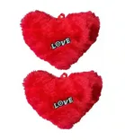 Heart Shaped Pillows (Pack of 2, 30 cm)