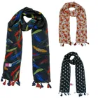 Chiffon Printed Scarves for Women & Girls 
