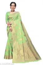Chanderi Cotton Zari Woven Saree for Women 