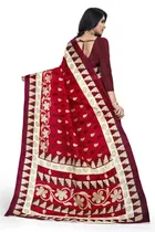 Khadi Silk Printed Saree for Women 