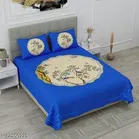 Cotton Double Bedsheet with 2 Pillow Cover 