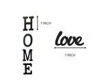 Khatu Craft  Home Love Black pack of 2
