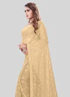 Net Floral Saree for Women 
