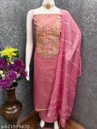 Embroidered Floral Patiala Suit for Women 