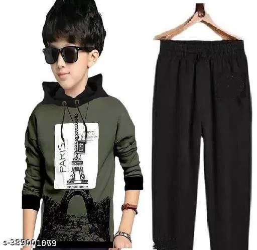 Cotton Clothing Set for Boys, Multicolour (12-13 Years)