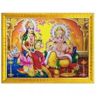 Laxmi Ganesh Idols Wall Photo Frame 