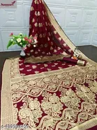Art Silk Zari Woven Saree for Women 