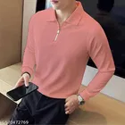 Cotton Blend T-shirt for Men, Pink 