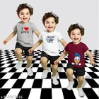 Cotton Blend Printed Clothing Set for Boys, Multicolour, Pack Of 3 