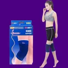 Polyester Solid Knee Sleeves for Women (Blue, Set of 1)