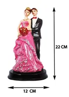 Polyresin Loving Couple Showpiece 
