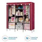 Non-Woven Collapsible Wardrobe Foldable Closet for Clothes, Almira DIY