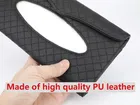Car Tissue Holder, Sun Visor Tissue Holder, Car Visor Napkin Holder, PU Leather Backseat Tissue Case for Car 