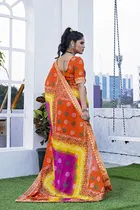 Georgette Printed Saree for Women 
