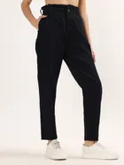 Cotton Straight Fit Jeans for Women 