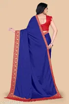 Dola Silk Solid Saree for Women 