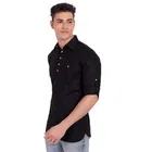 Trendy Cotton Full Sleeves Short Kurta For Men 