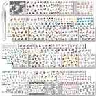 12 Sheets Nail Art Stickers 