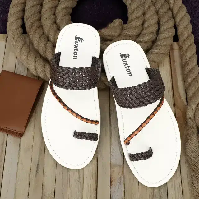 Sandals for Men (White, 8)