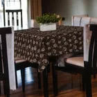 Polyester Table Cover (Brown, 54x40 Inch)