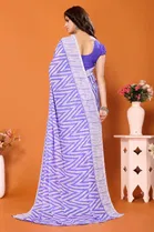 Georgette Printed Saree for Women 