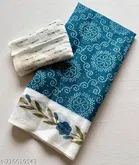 Lien Printed Saree for Women, Blue 