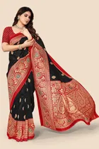 Mysore Silk Printed Saree for Women 