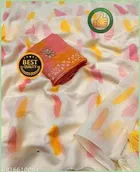 Cotton Linen Saree for Women 