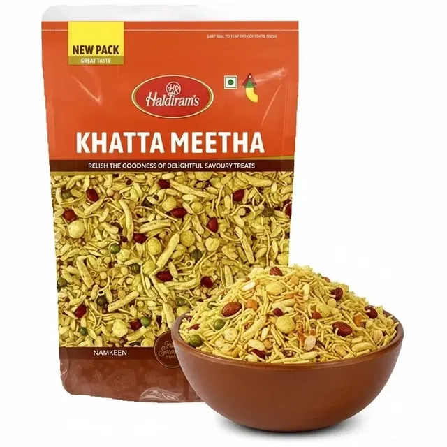 हल्दीराम खट्टा मीठा नमकीन 400 g + 20 g एक्स्ट्रा