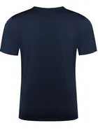 Polyester Printed Half Sleeves T-Shirts For Men, Dark Blue 