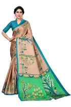 Saree with Unstitched Blouse for Women 