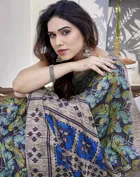 Chiffon Printed Saree for Women 