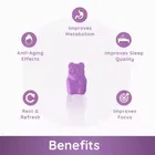 Purna Gummies Melatonin Wild Berry Flavor Gummies For Sleep Well & Reduced Stress 