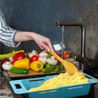 Expandable Kitchen Sink Drainer Basket Rack for Kitchen