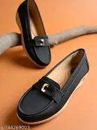 Shoetopia Girls Casual Shoes Black 