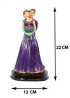 Polyresin Loving Couple Showpiece 