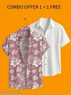 Casual Shirts for Men, Pack of 2 